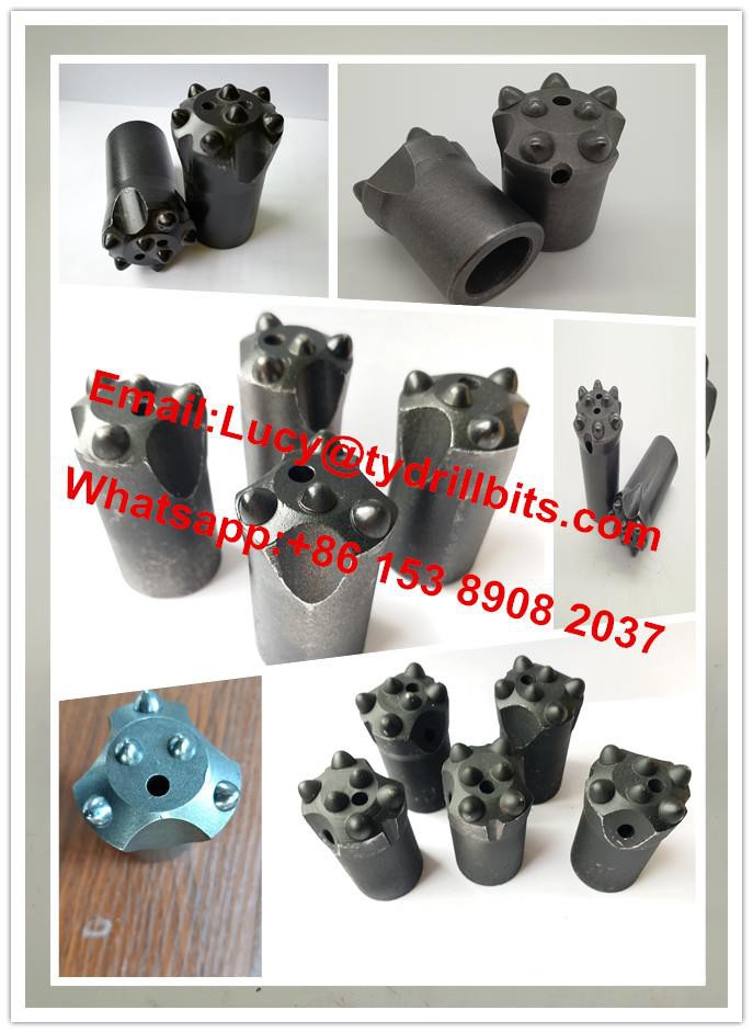 taper button bit types