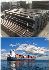 drill pipes shipping 