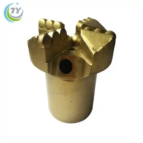 4 Wings Non Core PDC Drag Bit For Mining